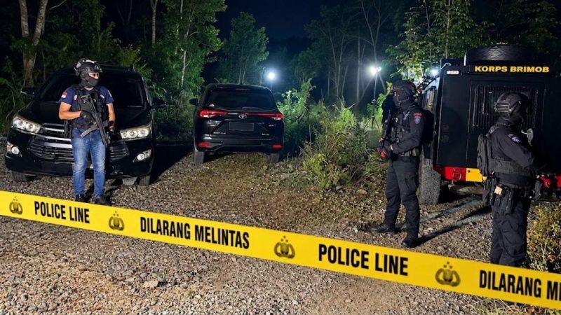 Densus 88 Antiteror Polri menangkap tiga terduga teroris di Sulteng, Jumat (2/9/2026). (Foto: Istimewa)