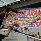 Aparat gabungan dari Polda-BNNP Sulteng kembali menggerebek kampung narkoba di Kelurahan Kayumalue, Kota Palu, Kamis (15/10/2026). (Foto: Istimewa)