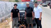 Polisi mengamankan pelaku pencurian di Kota Palu. (Foto: Istimewa)